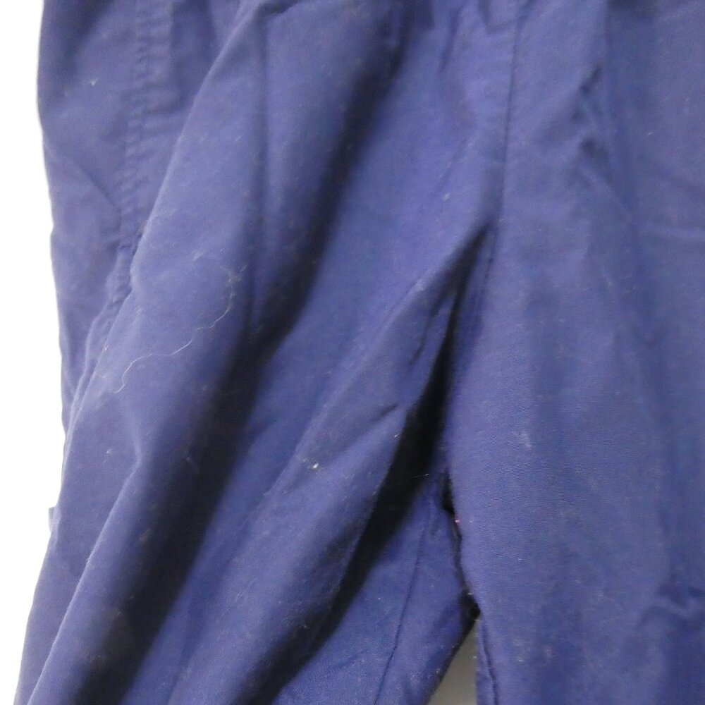 NIKE Registered Swoosh Mesh Lined Navy Pants W Stripes 10 inch waist measured - Picture 6 of 16